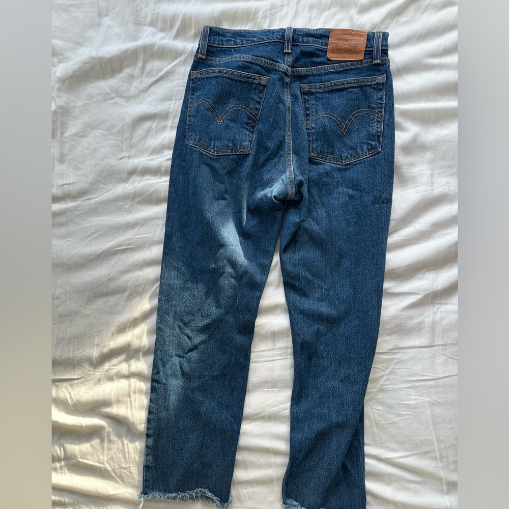 Blue Levi Strauss Jeans - Wedgie Straight 26